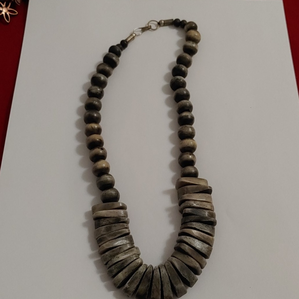 Stone beaded necklace